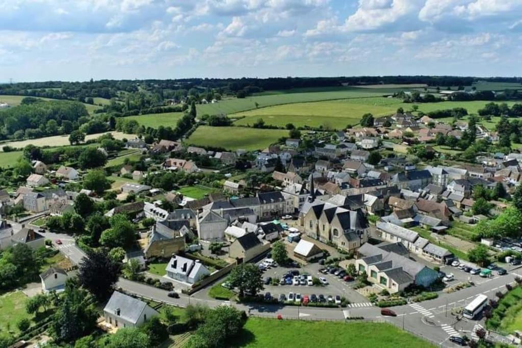 Le Doux Refuge Berceen Au Calme De Sa Campagne Pres Circuit Mans Sud, Grand Lit Avec Berceau Et Possibilite Lit Pliant En Rajout Marigne-Laille Exterior foto